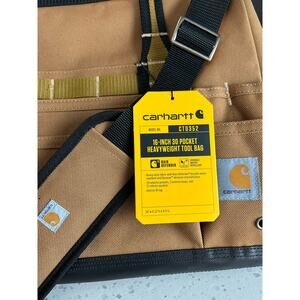 Carhartt B0000352 16-Inch 30 Pocket Heavyweight Tool Bag NWT